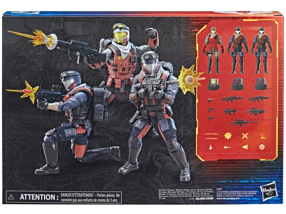 Viper Officer and Vipers Troop Builder Pack 6-Inch Scale | G.I. Joe Classified Series