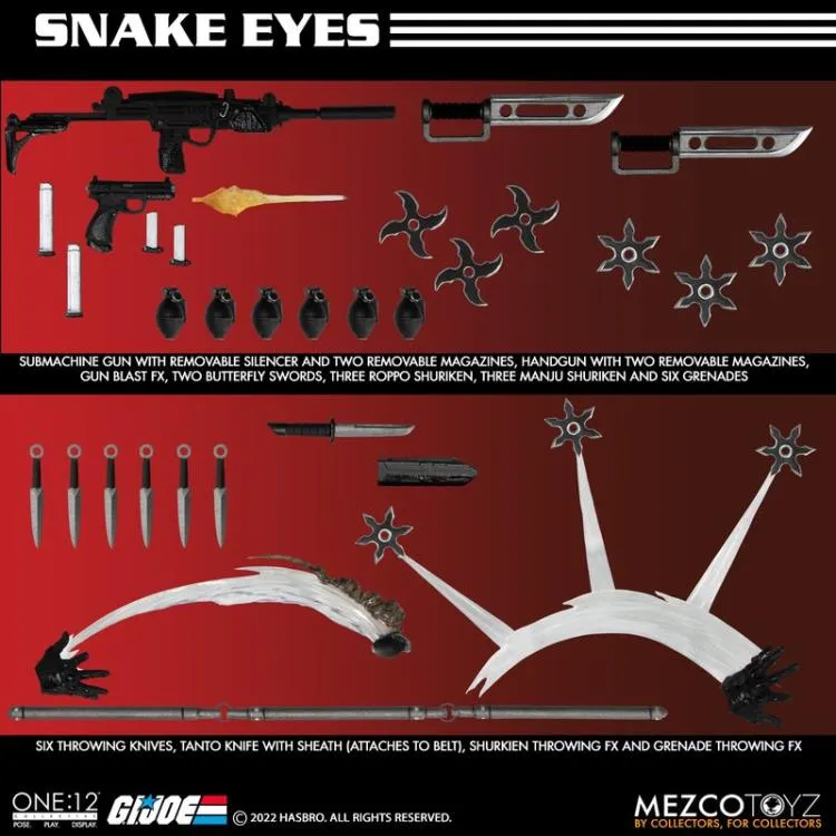 Snake Eyes One:12 Collective| G.I. Joe | Mezco Toys