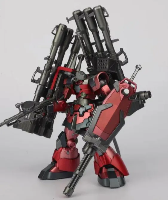 MS-09B3S Dom Red Version Model Kit 1/100 Scale | Free Model Soul