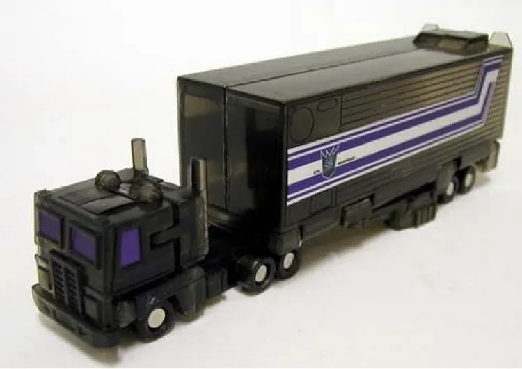 WST Black Convoy with Trailer | Worlds Smallest Transformers