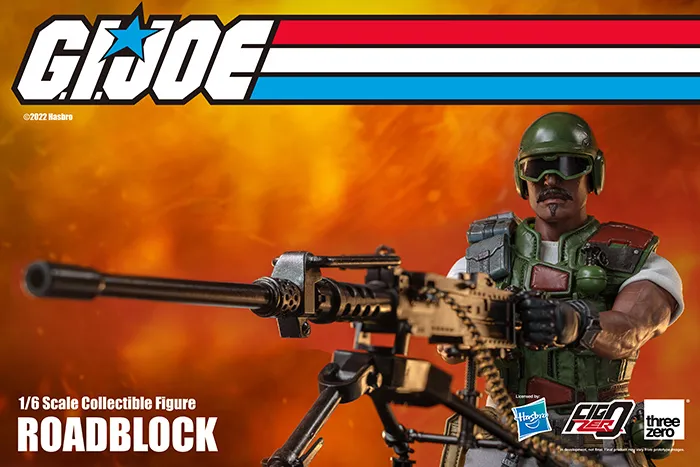 Roadblock 1/6 Scale FigZero | G.I. Joe | threezero