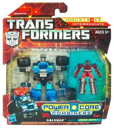 Salvage with Bombburst Commander 2-Pack | Transformers Generations Power Core Combiners
