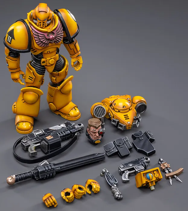 Brother Marine Imperial Fists Intercessors 1/18 Scale | Warhammer 40K | Joy Toy
