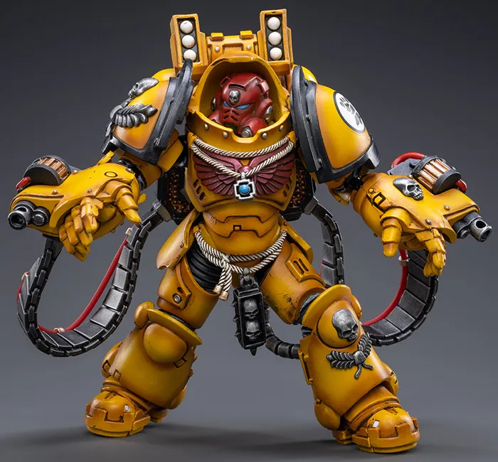 Brother Sergeant Lycias Imperial Fists Intercessors 1/18 Scale | Warhammer 40K | Joy Toy
