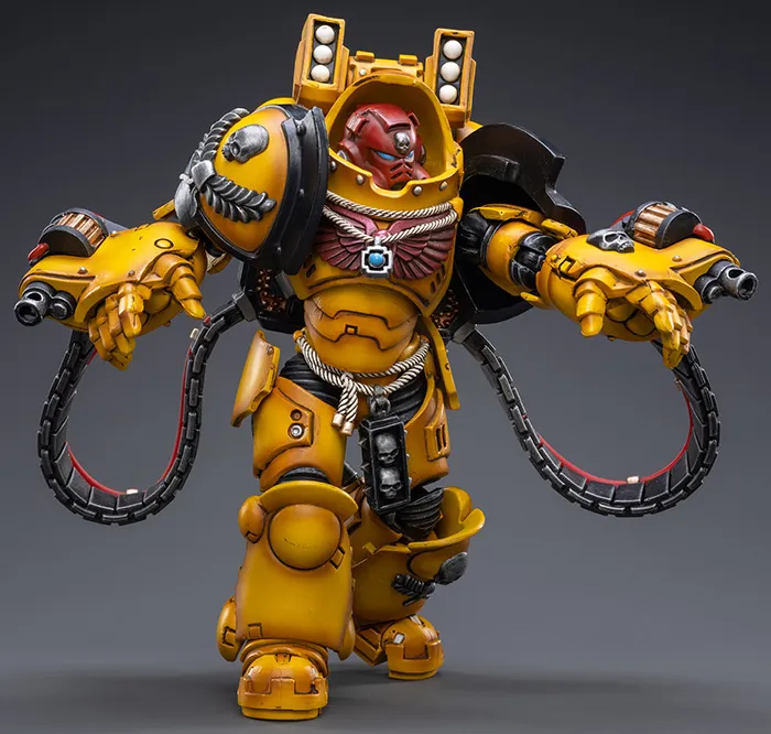 Brother Sergeant Lycias Imperial Fists Intercessors 1/18 Scale | Warhammer 40K | Joy Toy