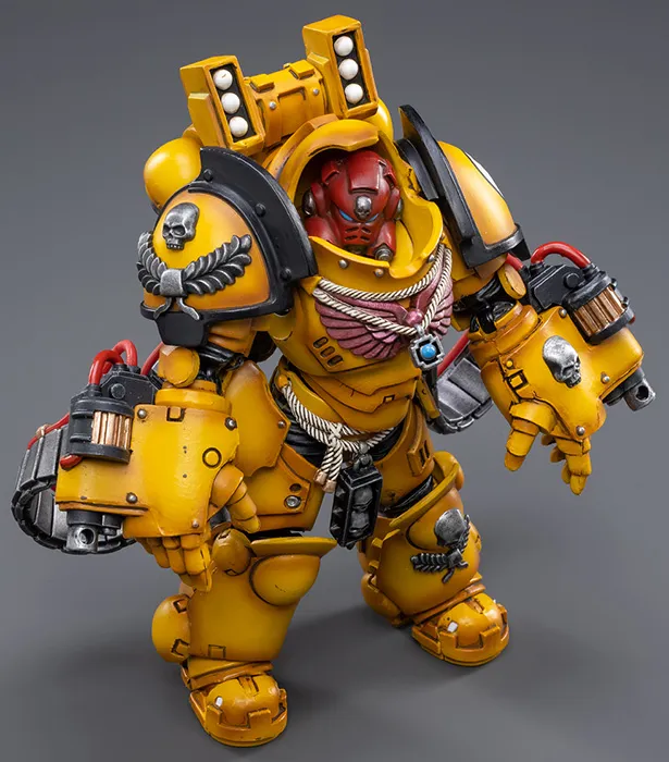 Brother Sergeant Lycias Imperial Fists Intercessors 1/18 Scale | Warhammer 40K | Joy Toy