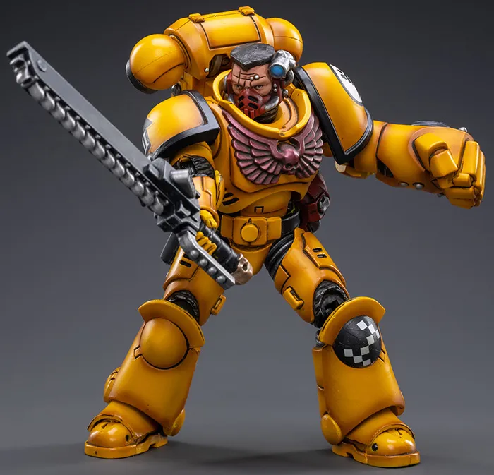 Brother Sergeant Sevito Imperial Fists Intercessors 1/18 Scale | Warhammer 40K | Joy Toy