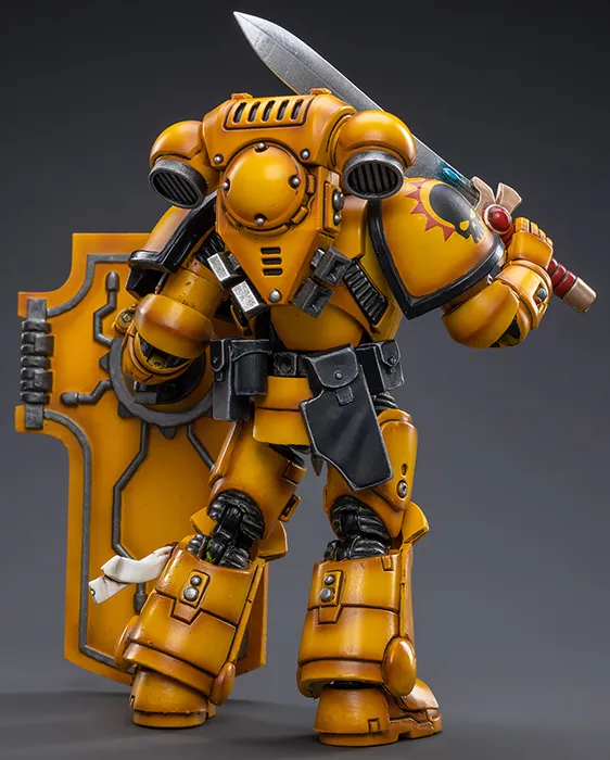 Primaris Lieutenant Navaiz Imperial Fists Intercessors 1/18 Scale | Warhammer 40K | Joy Toy