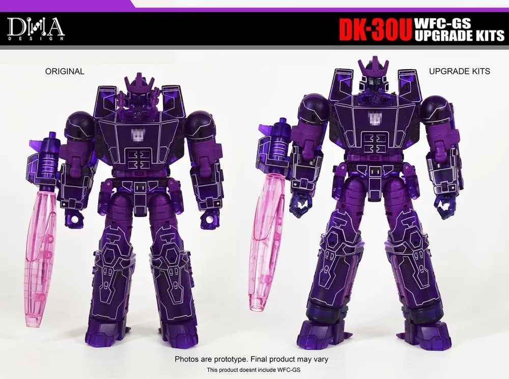 DK-30U Upgrade Kit for WFC-GS Galvatron | Dna Design | Upgrade Kit
