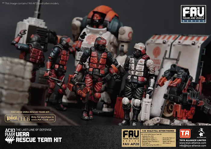 FAV-AP20 UERA Rescue Team Kit 1:18 Scale | Acid Rain FAV