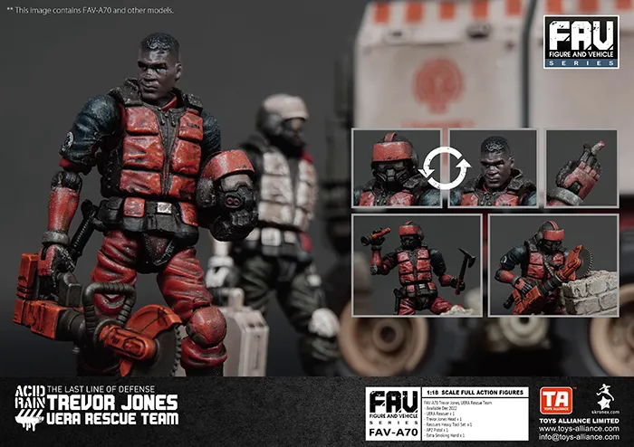 FAV-A70 Trevor Jones UERA Rescue Team 1:18 Scale | Acid Rain FAV