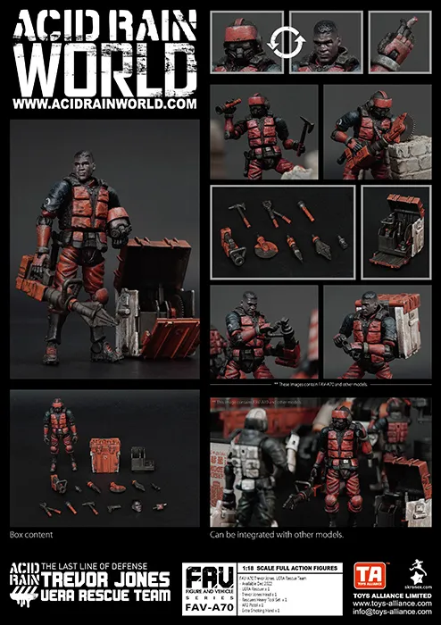 FAV-A70 Trevor Jones UERA Rescue Team 1:18 Scale | Acid Rain FAV