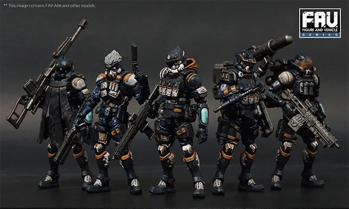 FAV-A66 King Shielded Striker  1:18 Scale | Acid Rain FAV