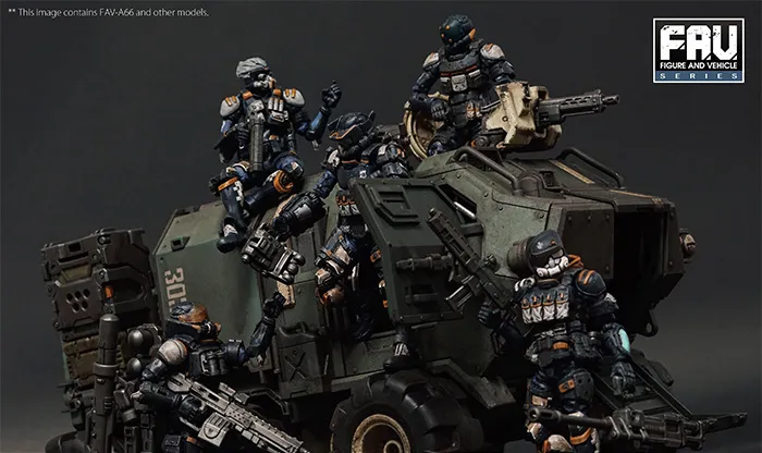 FAV-A66 King Shielded Striker  1:18 Scale | Acid Rain FAV