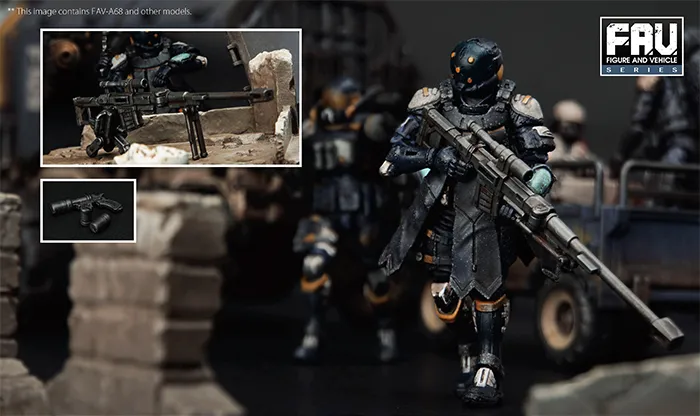 FAV-A68 Argus Nocturnal Predator 1:18 Scale | Acid Rain FAV