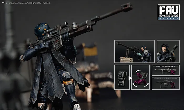 FAV-A68 Argus Nocturnal Predator 1:18 Scale | Acid Rain FAV