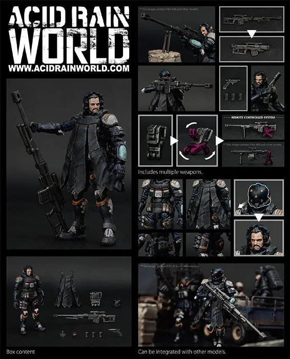 FAV-A68 Argus Nocturnal Predator 1:18 Scale | Acid Rain FAV