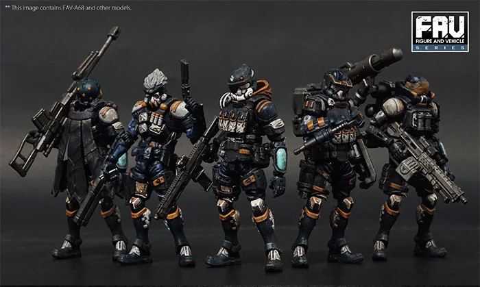 FAV-A68 Argus Nocturnal Predator 1:18 Scale | Acid Rain FAV