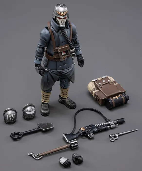 Death Korps of Krieg Veteran Squad Guardsman 1/18 Scale | Warhammer 40K | Joy Toy