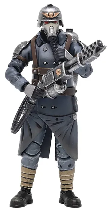 Death Korps of Krieg Veteran Squad Guardsman with Flamer 1/18 Scale | Warhammer 40K | Joy Toy