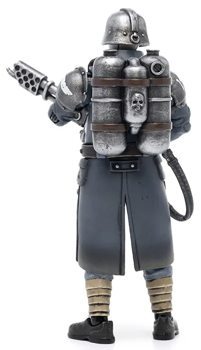 Death Korps of Krieg Veteran Squad Guardsman with Flamer 1/18 Scale | Warhammer 40K | Joy Toy