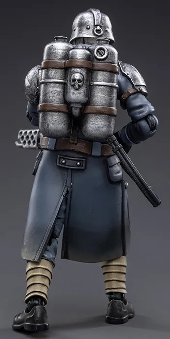 Death Korps of Krieg Veteran Squad Guardsman with Flamer 1/18 Scale | Warhammer 40K | Joy Toy