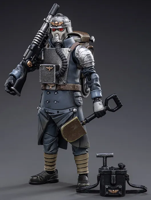 Death Korps of Krieg Veteran Squad Guardsman Demolitions Specialist 1/18 Scale | Warhammer 40K | Joy Toy