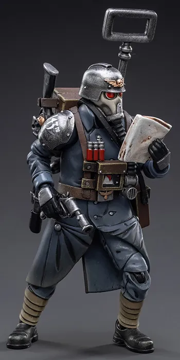 Death Korps of Krieg Veteran Squad Guardsman Communication Specialist 1/18 Scale | Warhammer 40K | Joy Toy