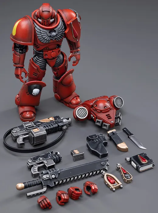 Brother Marine 02 Blood Angels Intercessors 1/18 Scale | Warhammer 40K | Joy Toy
