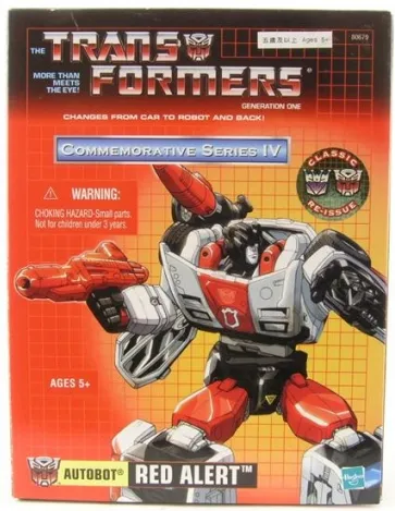 Transformers G1 Red Alert | The Transformers Generation One Commemorative Series