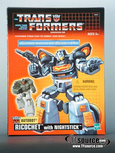 Transformers G1 Ricochet and Nightstick | The Transformers Generation One Commemorative Series