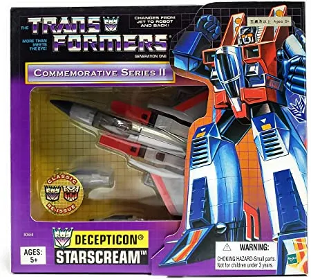 Transformers G1 Starscream | The Transformers Generation One Commemorative Series