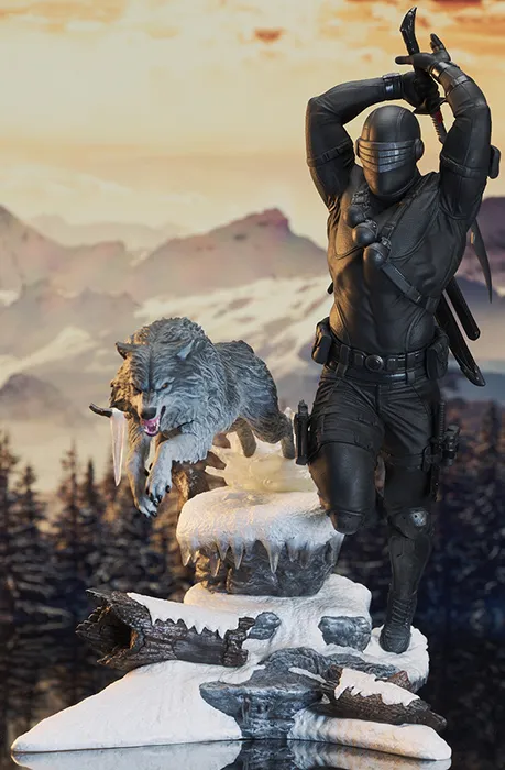 Snake Eyes & Timber Gallery Diorama | G.I. Joe | Diamond Select Toys 