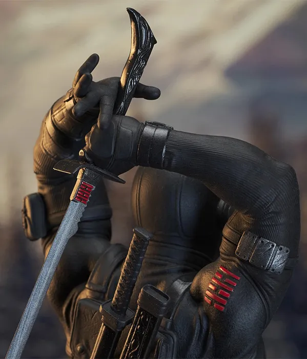 Snake Eyes & Timber Gallery Diorama | G.I. Joe | Diamond Select Toys 