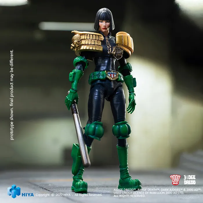 Judge Hershey 1/18 Scale PX Previews Exclusive | 2000 A.D. Judge Dredd | Hiya Toys