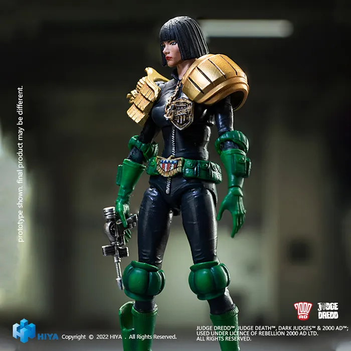 Judge Hershey 1/18 Scale PX Previews Exclusive | 2000 A.D. Judge Dredd | Hiya Toys