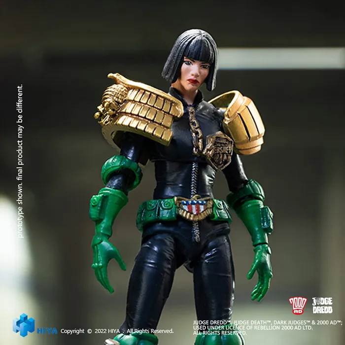 Judge Hershey 1/18 Scale PX Previews Exclusive | 2000 A.D. Judge Dredd | Hiya Toys