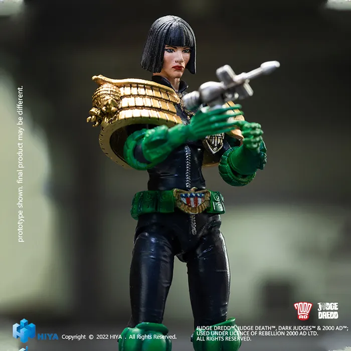 Judge Hershey 1/18 Scale PX Previews Exclusive | 2000 A.D. Judge Dredd | Hiya Toys