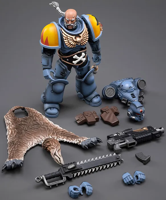Brother Gunnar Space Wolves 1/18 Scale | Warhammer 40K | Joy Toy