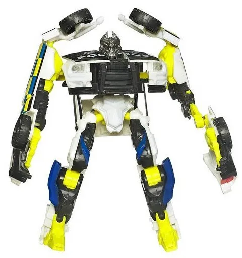 Hunters Rumble Exclusive Sideswipe vs Barricade  Deluxe Class | Transformers Hunt for the Decepticons HFTD