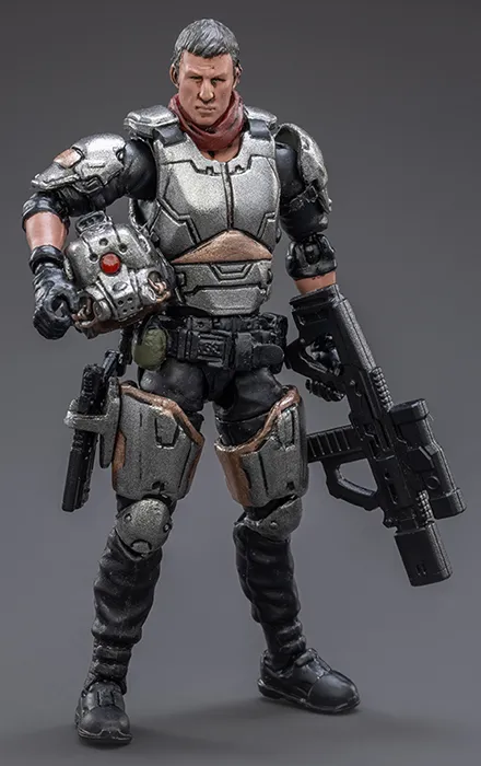 Steelbone 09 Fighting Mecha Silver Guardian | Joy Toy Dark Source