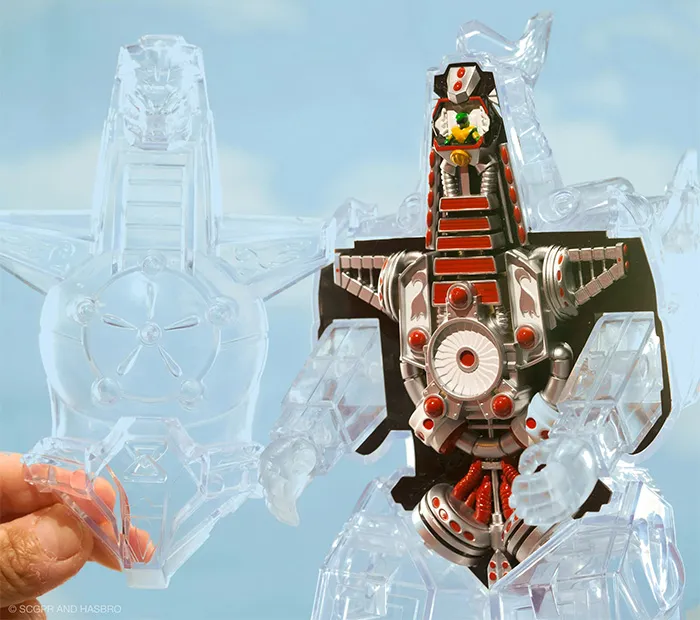 Dragonzord Clear Version Super Cyborg | Mighty Morphin Power Rangers | Super7