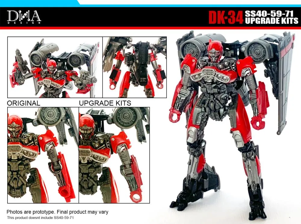 DK-34 Upgrade Kit for Transformers Studio Series 40, SS59, and Studio Series 71 | Dna Design | Upgrade Kit