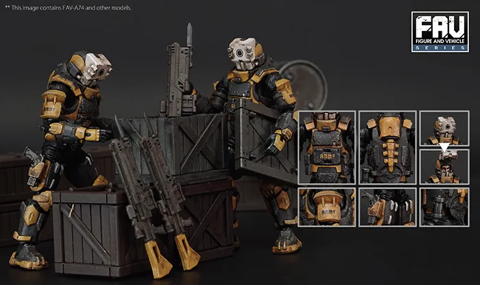 FAV-A74 Vespid Vanguard 1:18 Scale | Acid Rain FAV