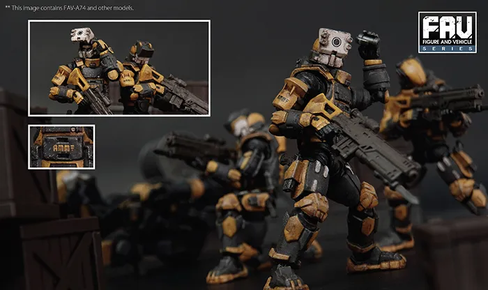 FAV-A74 Vespid Vanguard 1:18 Scale | Acid Rain FAV