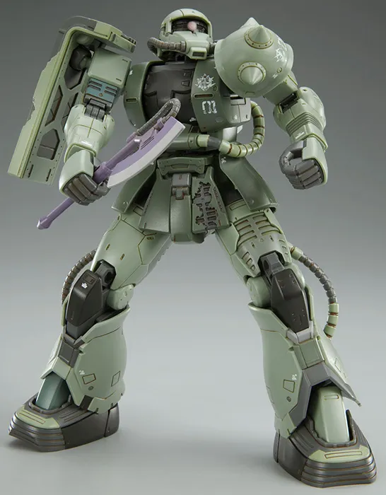 MS-06F Zaku II Cucuruz Doan's Island Version 1/144 Scale | Mobile Suit Gundam | Bandai Spirits