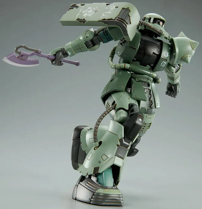 MS-06F Zaku II Cucuruz Doan's Island Version 1/144 Scale | Mobile Suit Gundam | Bandai Spirits