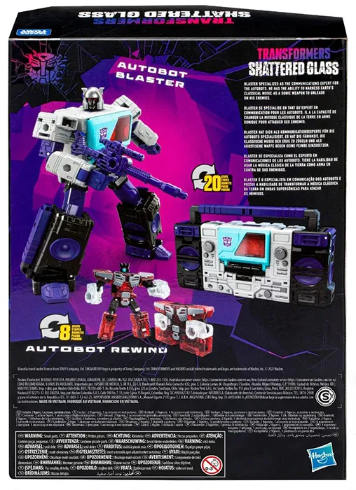 Autobot Blaster IDW Shattered Glass IDW Shattered Glass Voyager Class | Transformers Generations Shattered Glass Collection