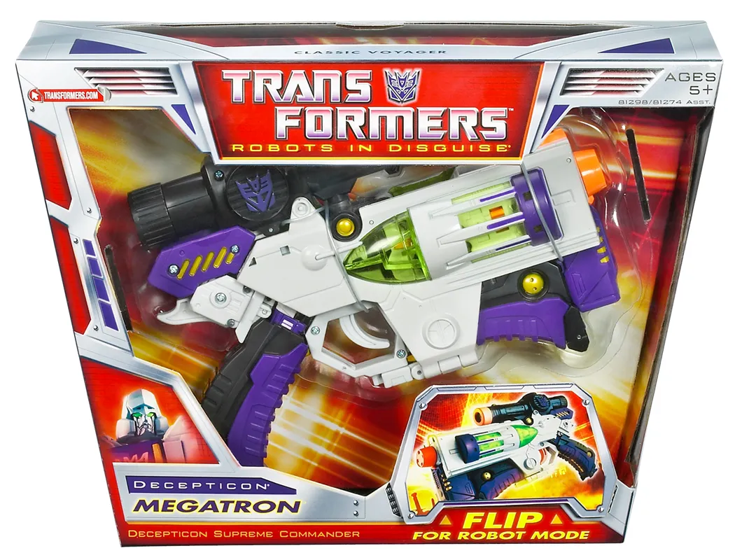 Voyager Class Megatron | Transformers Classics Robots In Disguise