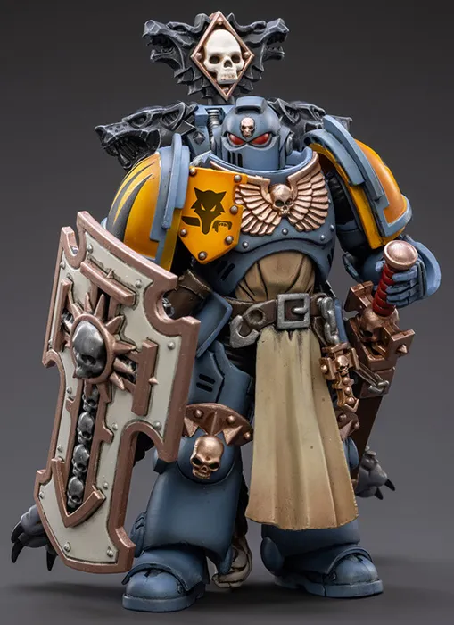 Primaris Space Marines Space Wolves Bladeguard Veteran 1/18 Scale | Warhammer 40K | Joy Toy 
